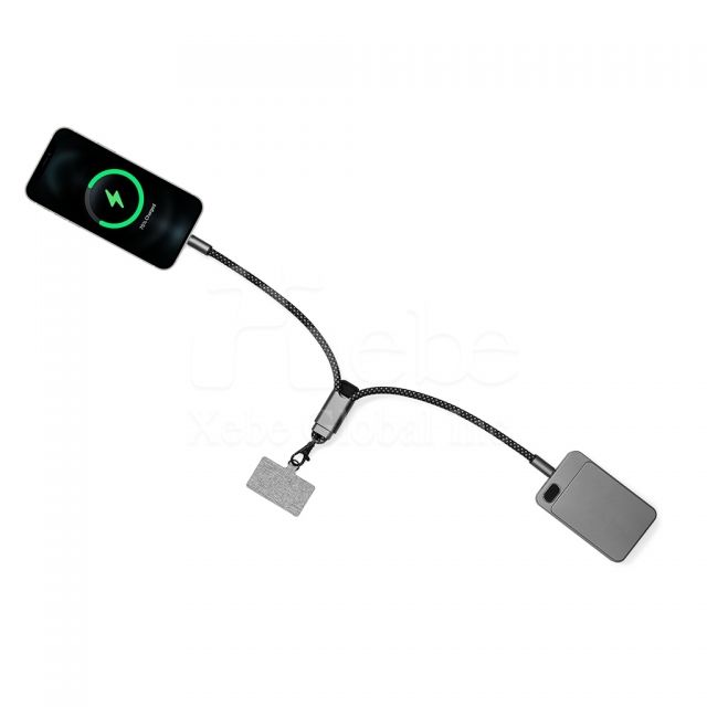 customized mobile phone lanyard and charging cable