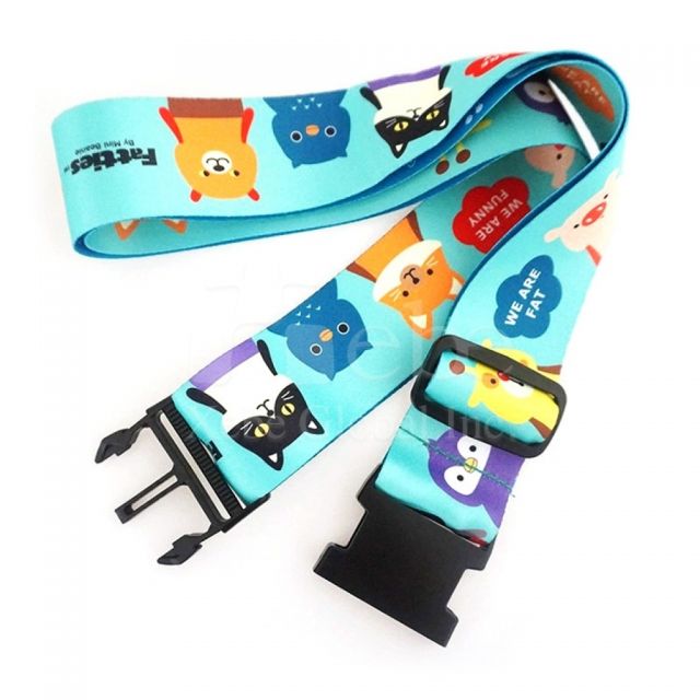 customized animal luggage straps