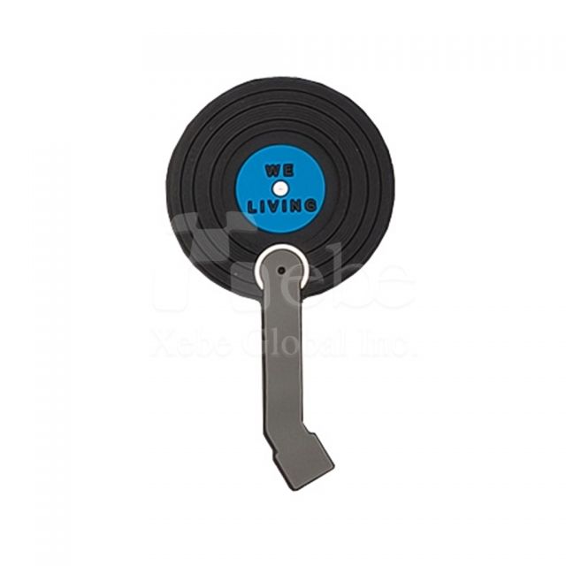 customized retro record hook magnet