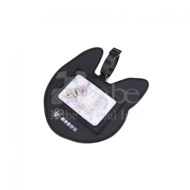 customized special shape leather card holder