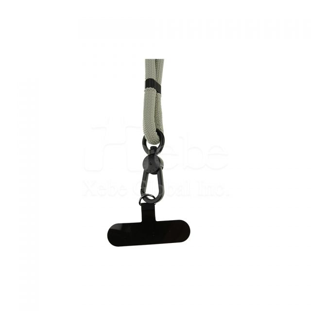 matte gray phone lanyard