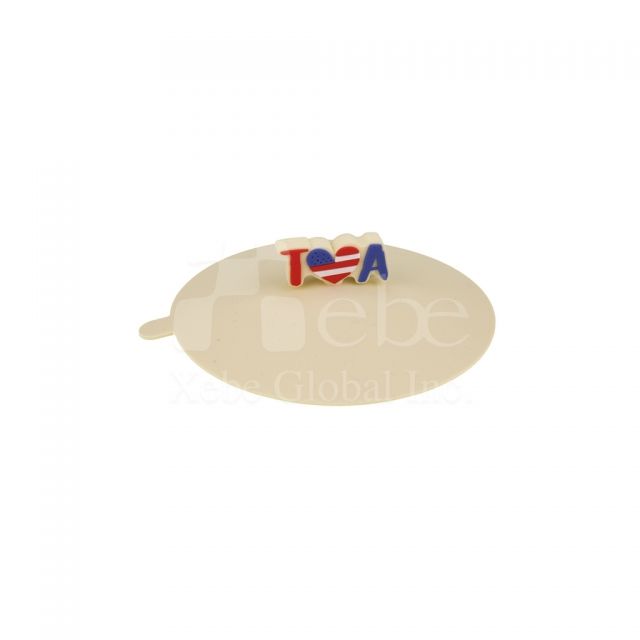 customized silicone cup lid with company logo