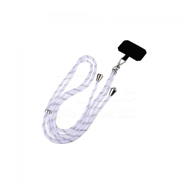 customized adjustable mobile phone length lanyard