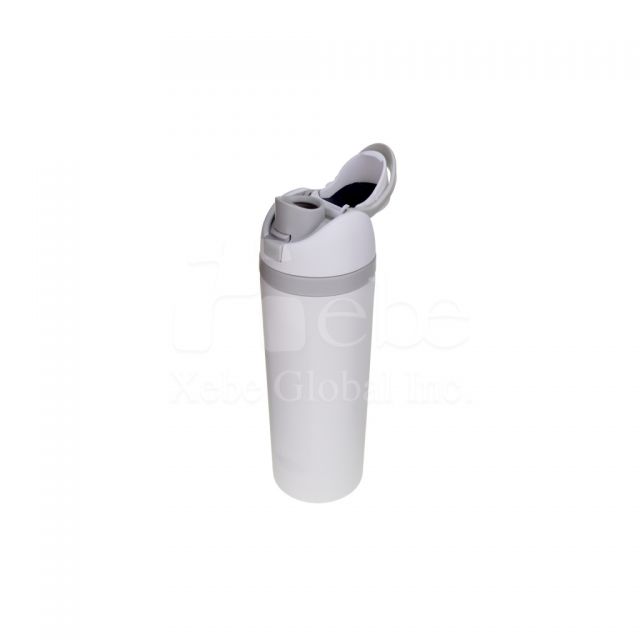 white insulated straw cup