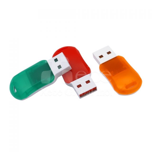 orange mini flash drive