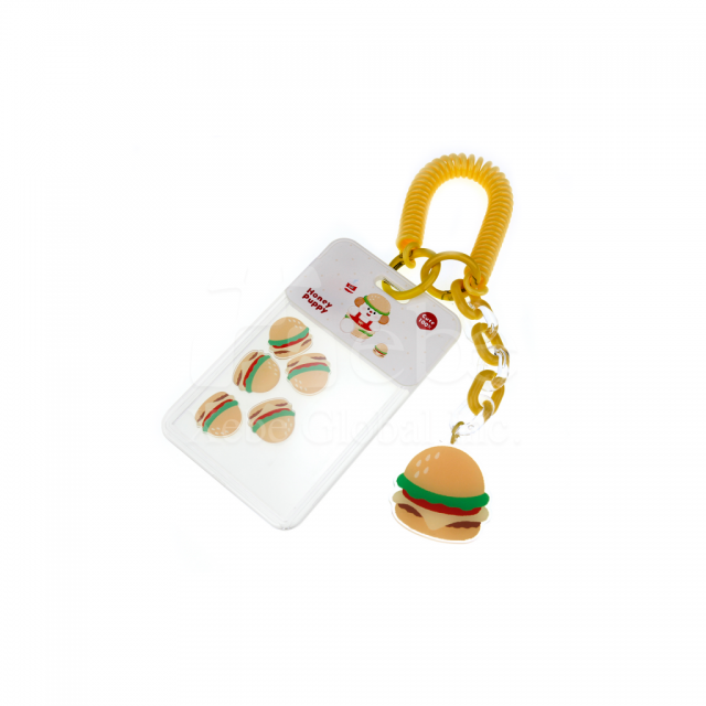 hamburger shaped shaker card holder