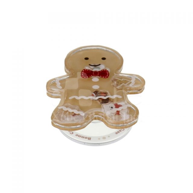 gingerbread man shaped shake music phone holder