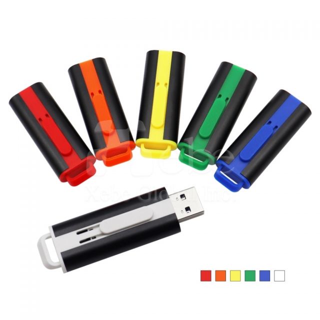 push type telescopic gift flash drive