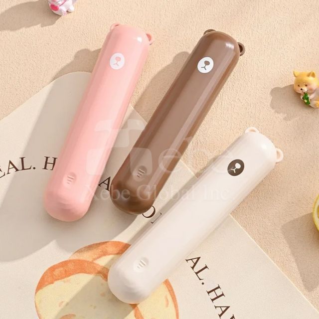 customized bear stainless steel eco friendly tableware set