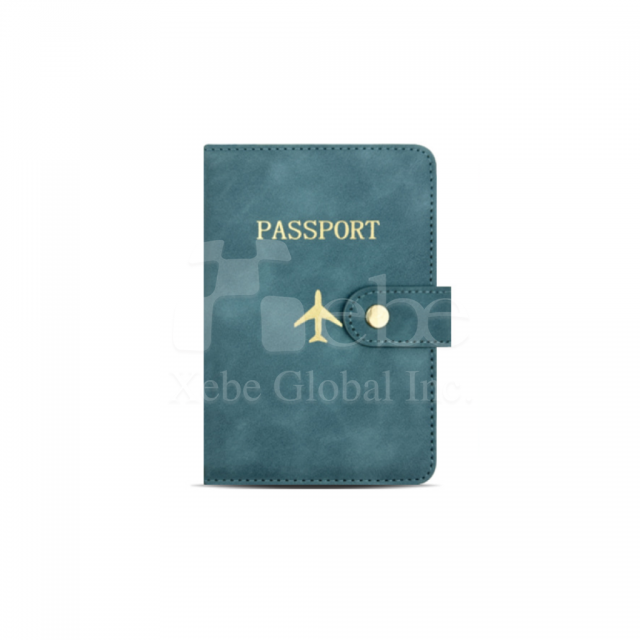 ocean blue passport holder customized