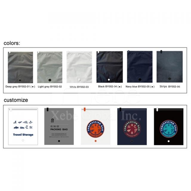 customized vacuum storage bag travel compression bag