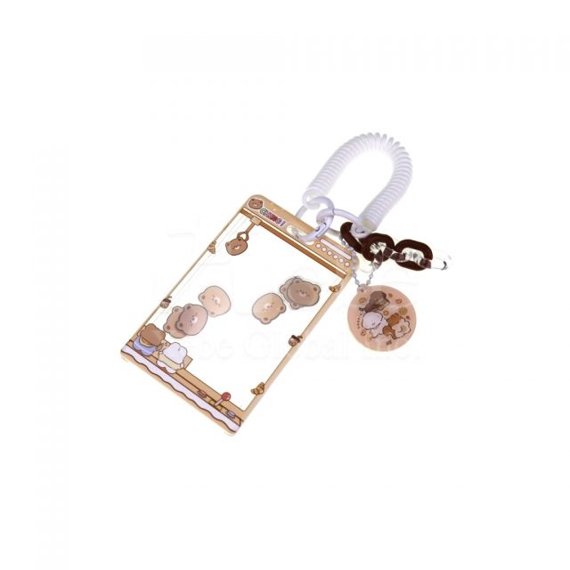 cute bear shake card holder