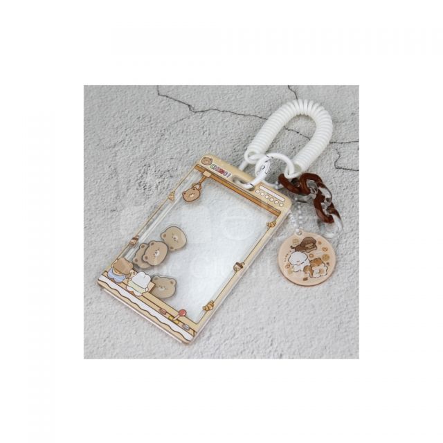 cute bear shake card holder