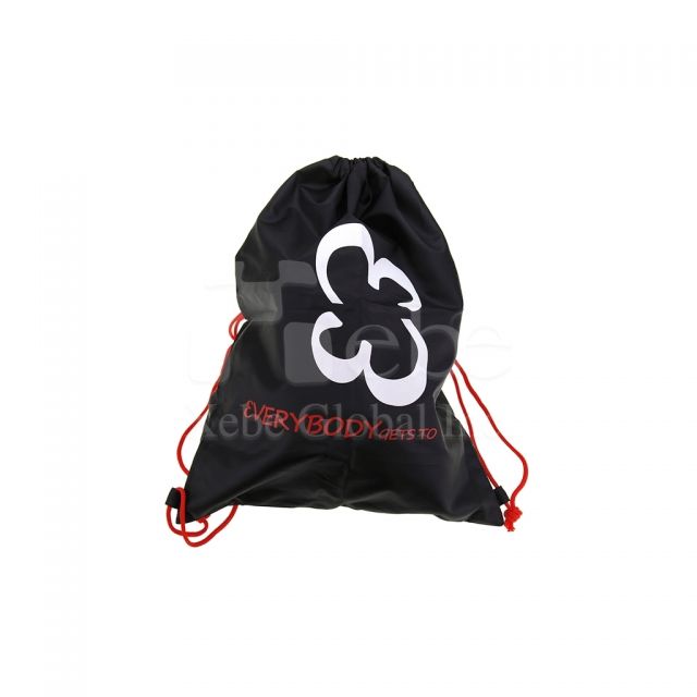 drawstring back drawstring pocket customization