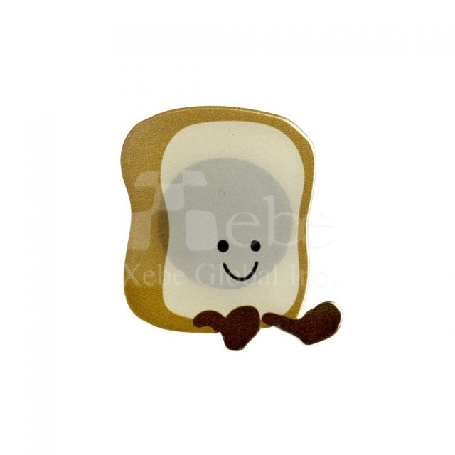 customized toast thick slice shaped magnet
