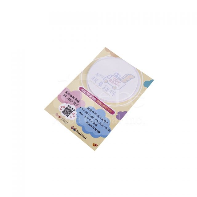 customized event gift post it note production