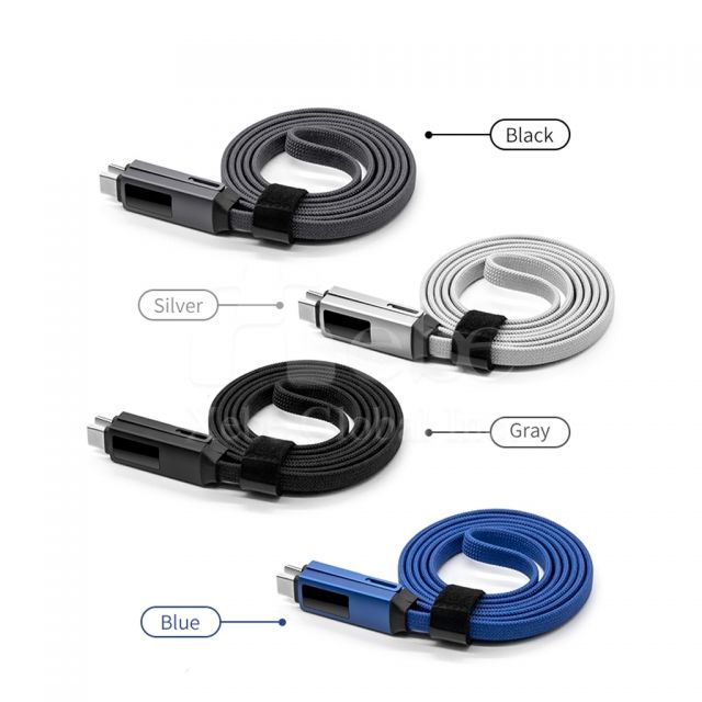 white 3 in 1 data fast charging cable