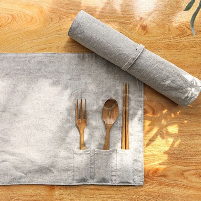 customized eco friendly wooden cutlery set