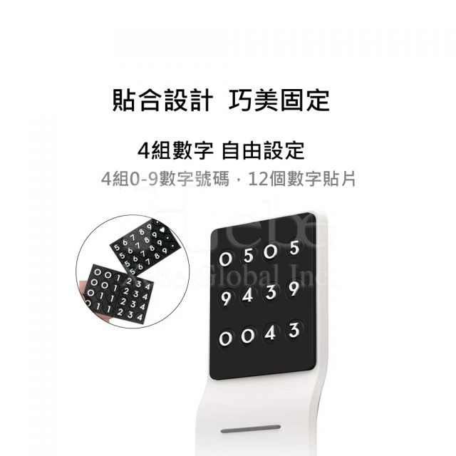 customized magnetic car temporary parking card