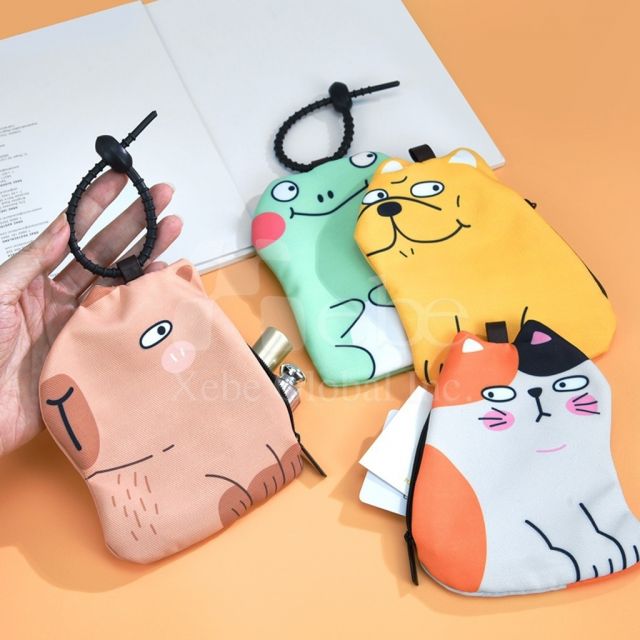 customized cat shaped storage bags