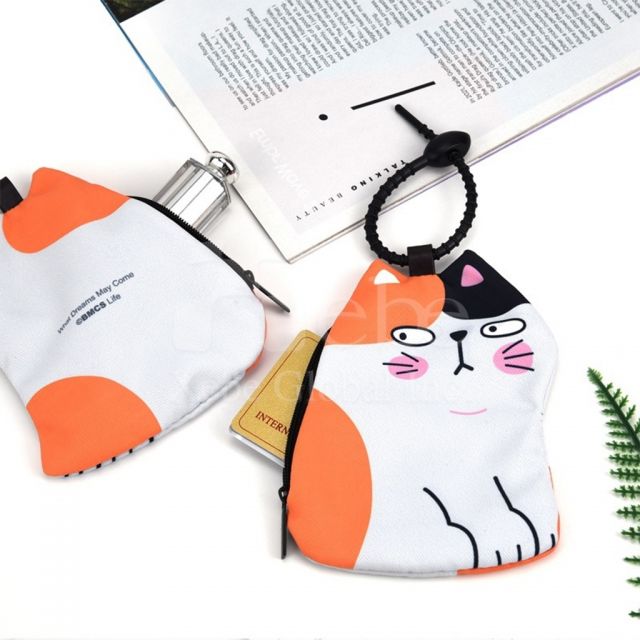 customized cat shaped storage bags