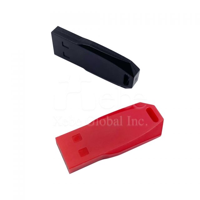 red plastic gift usb flash drive