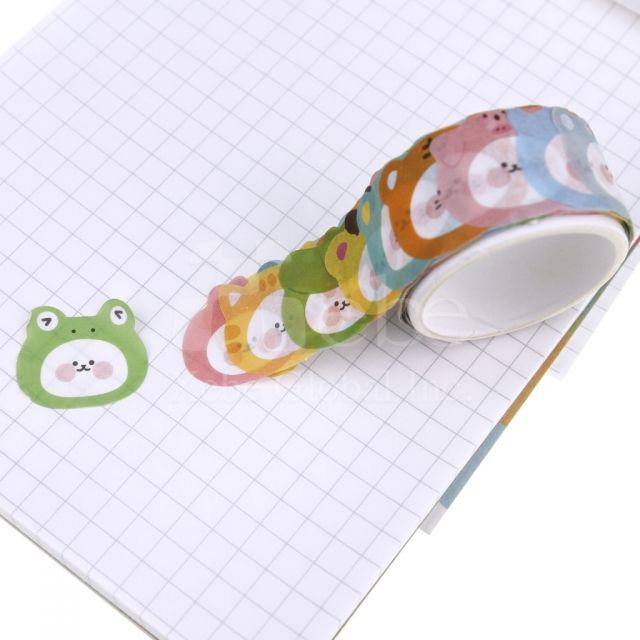 cartoon animal pattern washi tape