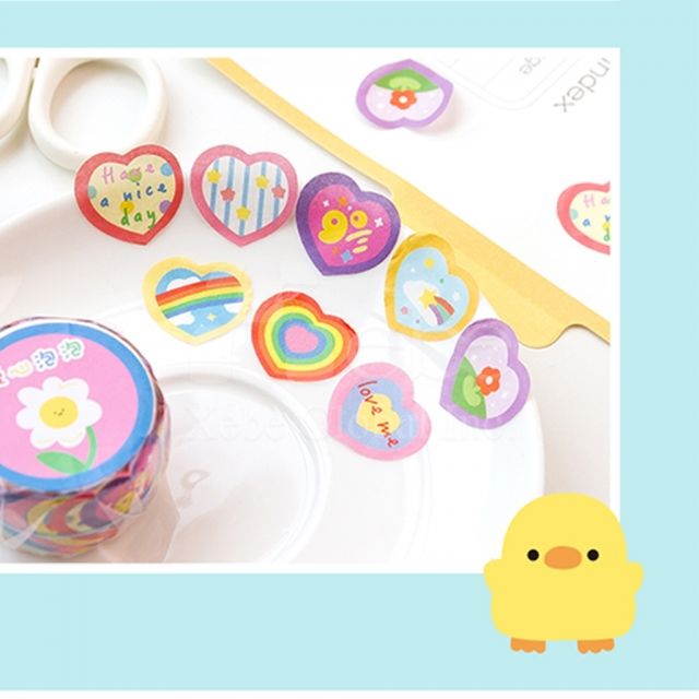 cartoon animal pattern washi tape