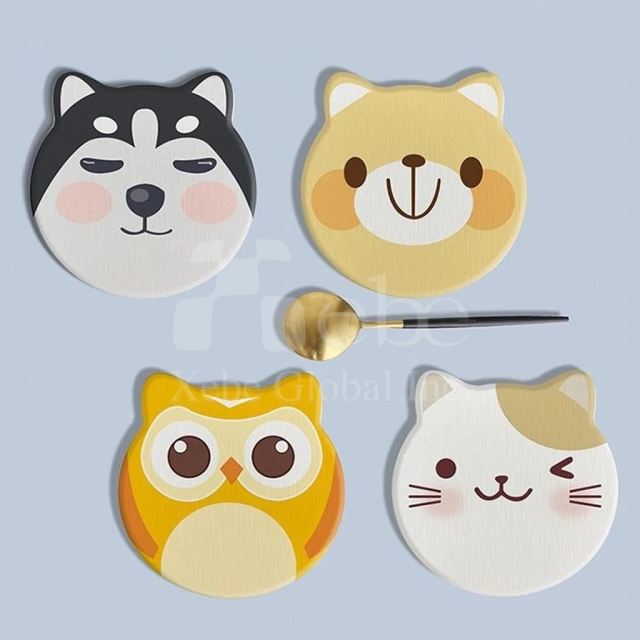 naughty shiba inu custom coasters