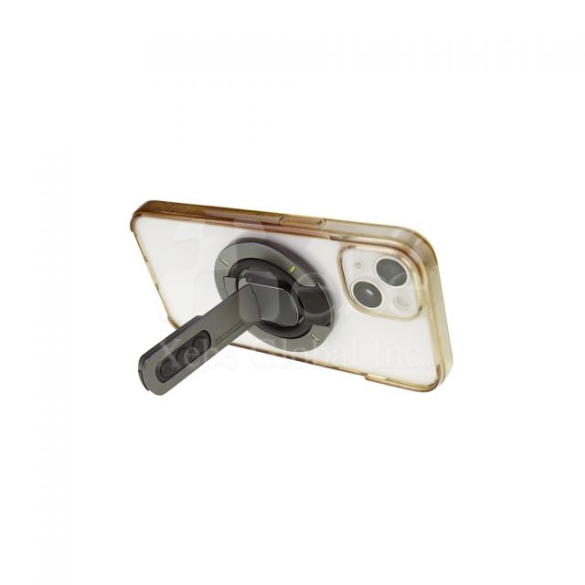 customized double sided magnetic phone holder with rotating phone ring