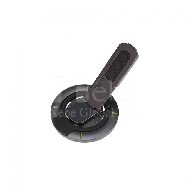 customized double sided magnetic phone holder with rotating phone ring