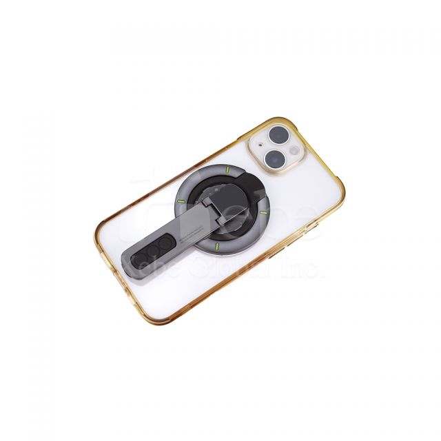 customized double sided magnetic phone holder with rotating phone ring