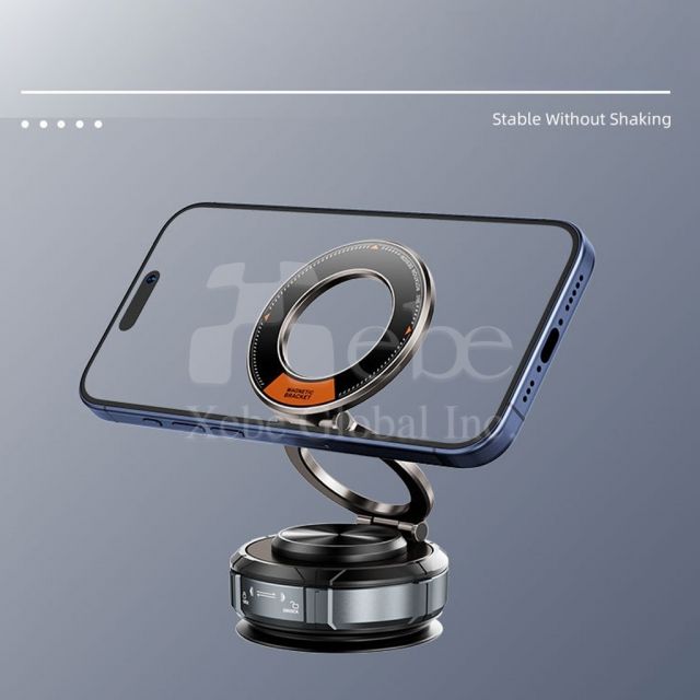 vacuum magnetic portable phone holder suction cup phone stand