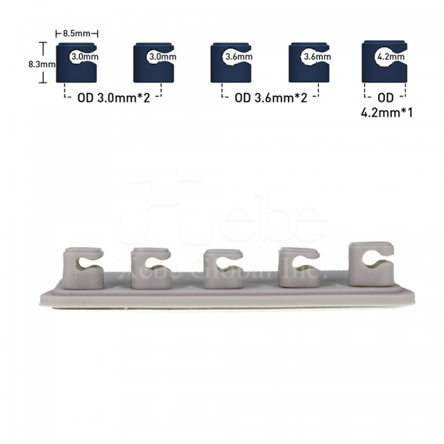 customized magnetic cable organizer and cable management combination