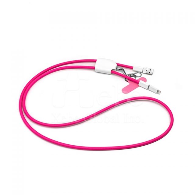 customized multi functional charging phone strap