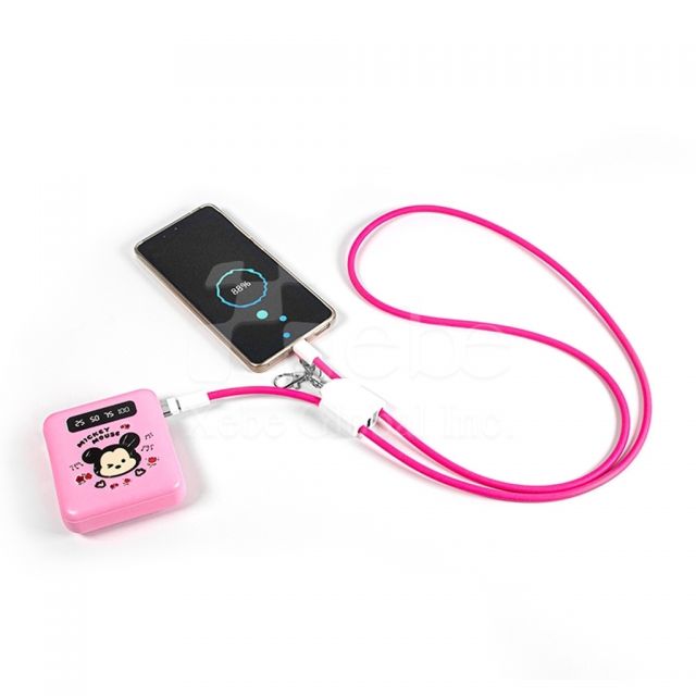 customized multi functional charging phone strap