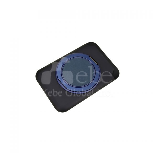 customized magnetic hard shell mobile phone card holder