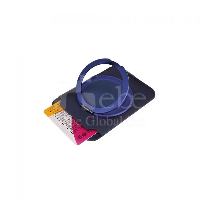 customized magnetic hard shell mobile phone card holder