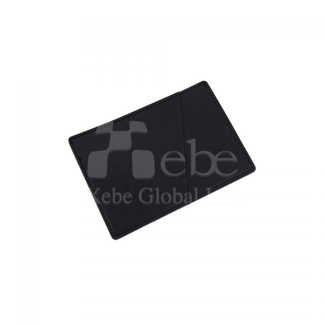 black thin and light passport holder customization