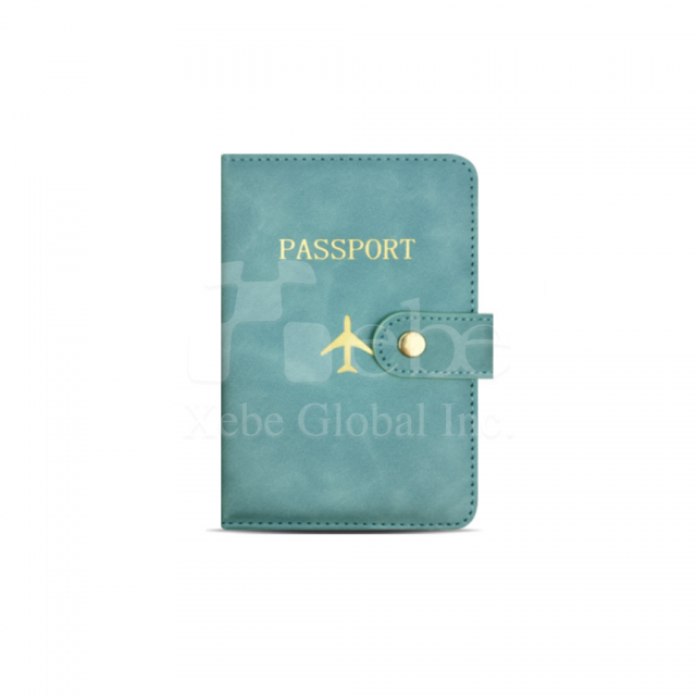 light blue passport holder customization