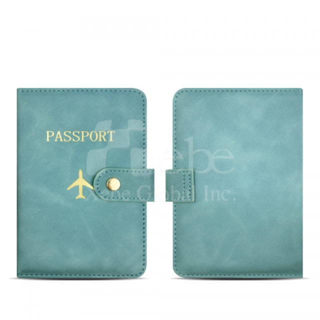 light blue passport holder customization