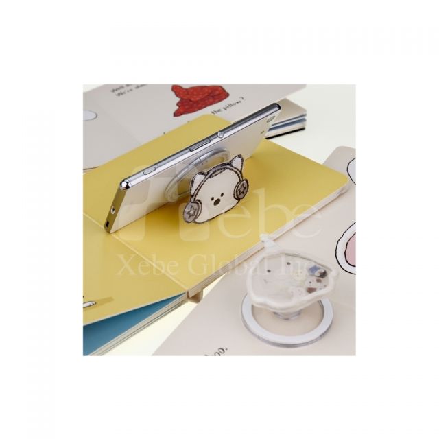 custom made earphone puppy airbag phone holder
