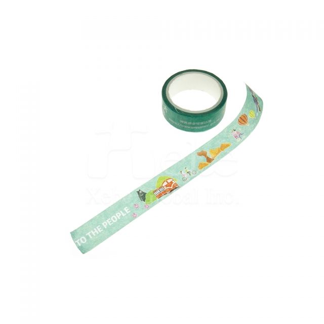 city landmark pattern washi tape