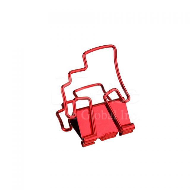 irregular shape custom long tail clips