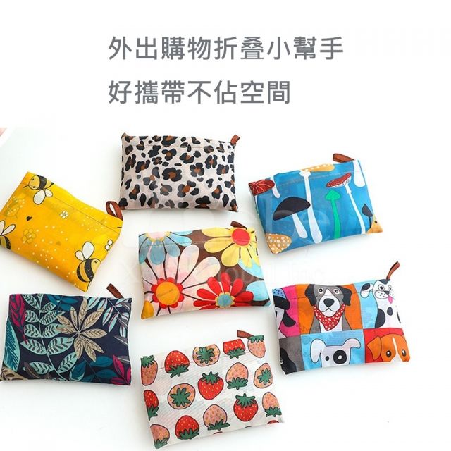 customized shopping bag with bee pattern