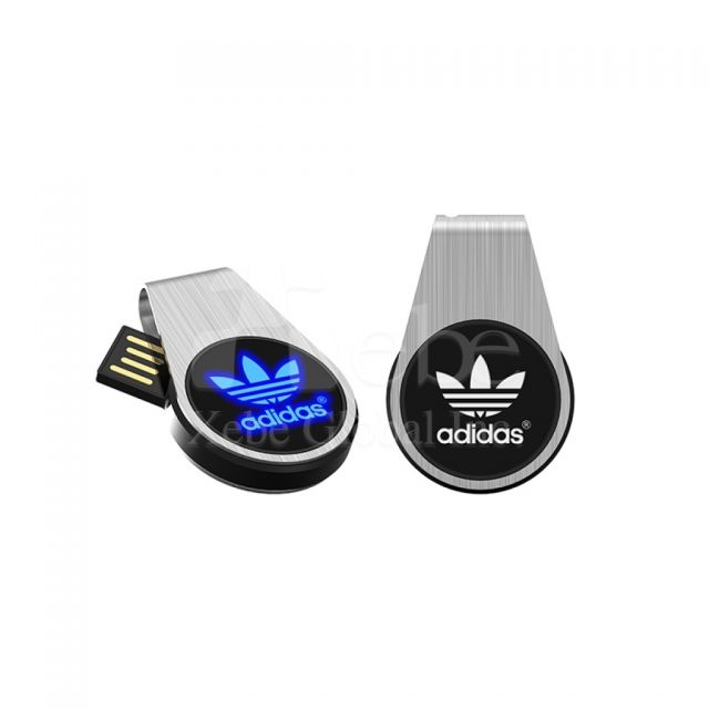 brand logo illuminated mini flash drive