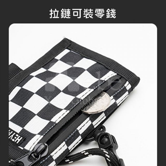 black card holder coin purse