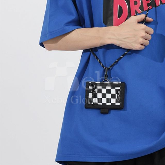 black card holder coin purse