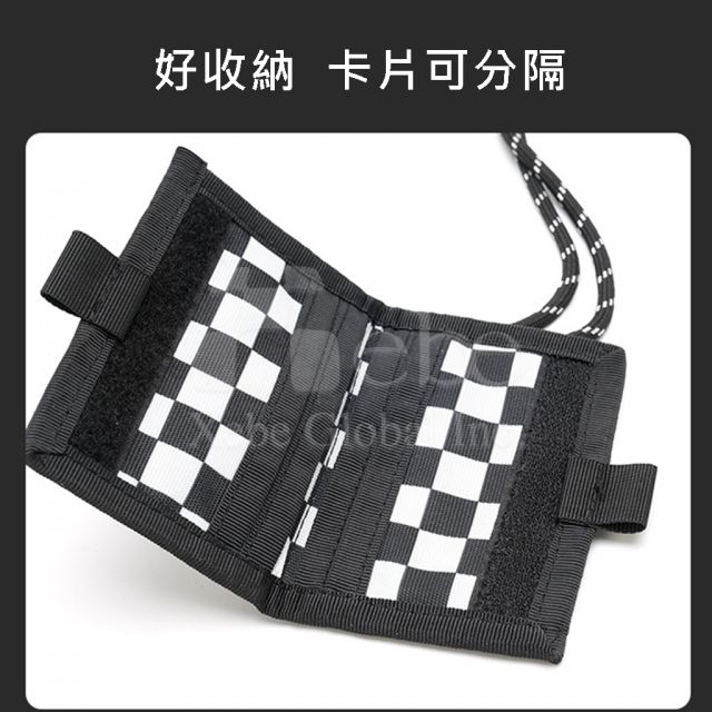 black card holder coin purse