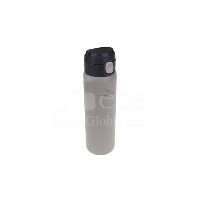 logo customized pop up lid thermos cup